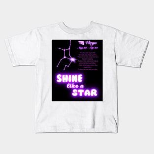 Shine Like A Star - Virgo Kids T-Shirt